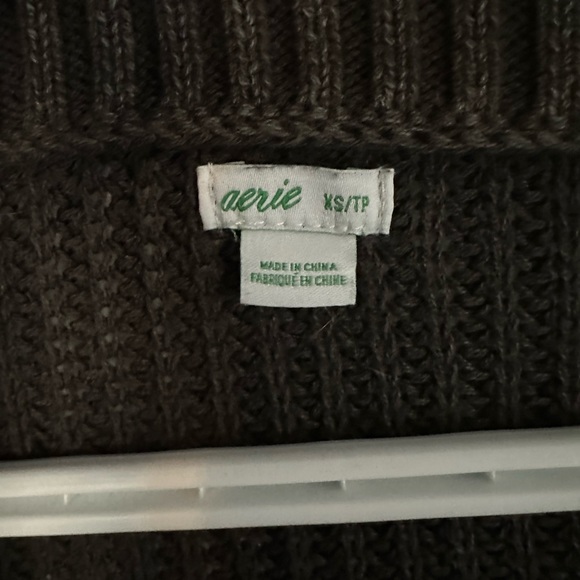 Aerie Scoopneck Cotton Sweater - Picture 3 of 7